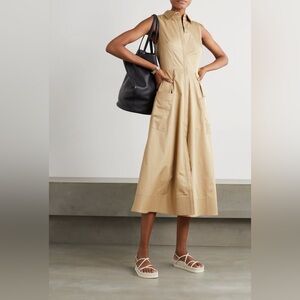 CO Chic Tan Midi Dress NWT!